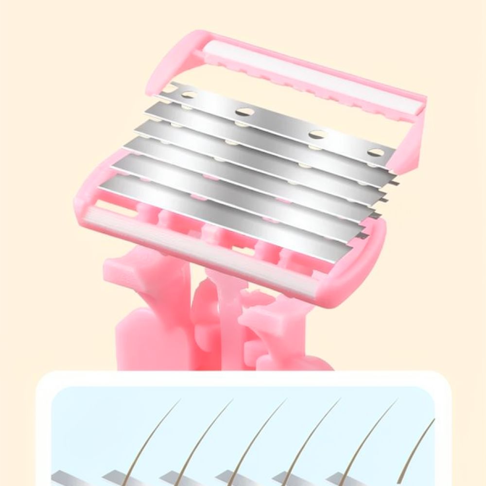 Grooming Kit - เครื่องโกนขนแบบพกพา มีดโกนแบบใช้มือ สำหรับผู้หญิง อุปกรณ์ตกแต่งขนบริเวณบิกินี่ ใต้วงแขน และร่างกาย