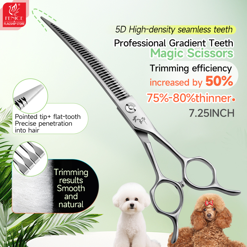 Grooming Scissors - กรรไกรตัดขนสัตว์เลี้ยง Fenice High-end Master Series ขนาด