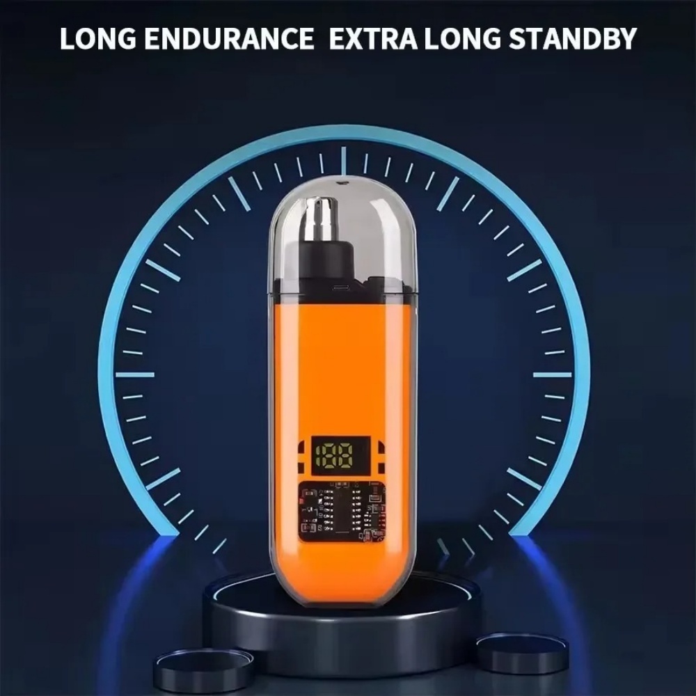 Nose Trimmer - เครื่องตัดขนจมูกไฟฟ้าแบบพกพาขนาดเล็กสำหรับผู้ชาย ชาร์จผ่าน USB ใช้ได้กับเครื่องตัดขนหูและจมูก