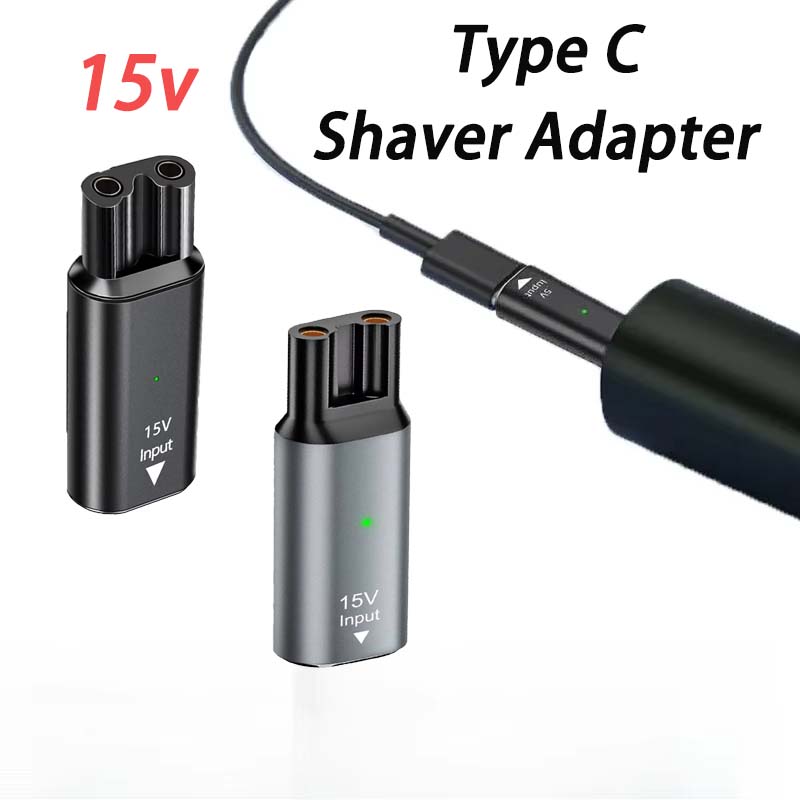 Beard Trimmer - อะแดปเตอร์แปลงไฟสำหรับเครื่องโกนหนวด Philips OneBlade QP6510 QP6520 QP6530