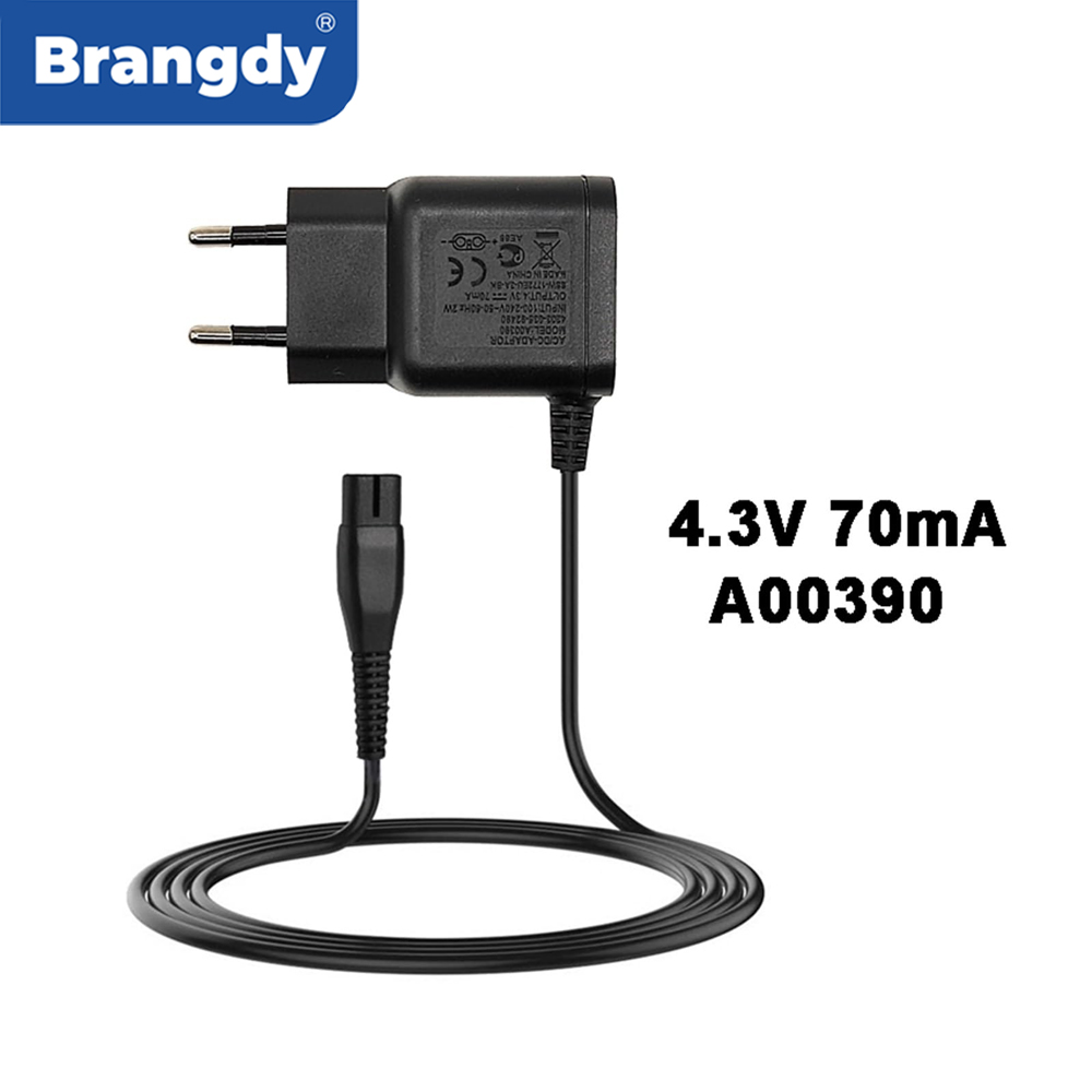 Electric Shaver Rotary - Brangdy 4.3V เครื่องโกนหนวดเปลี่ยน Charger ใช้งานร่วมกับ Philips