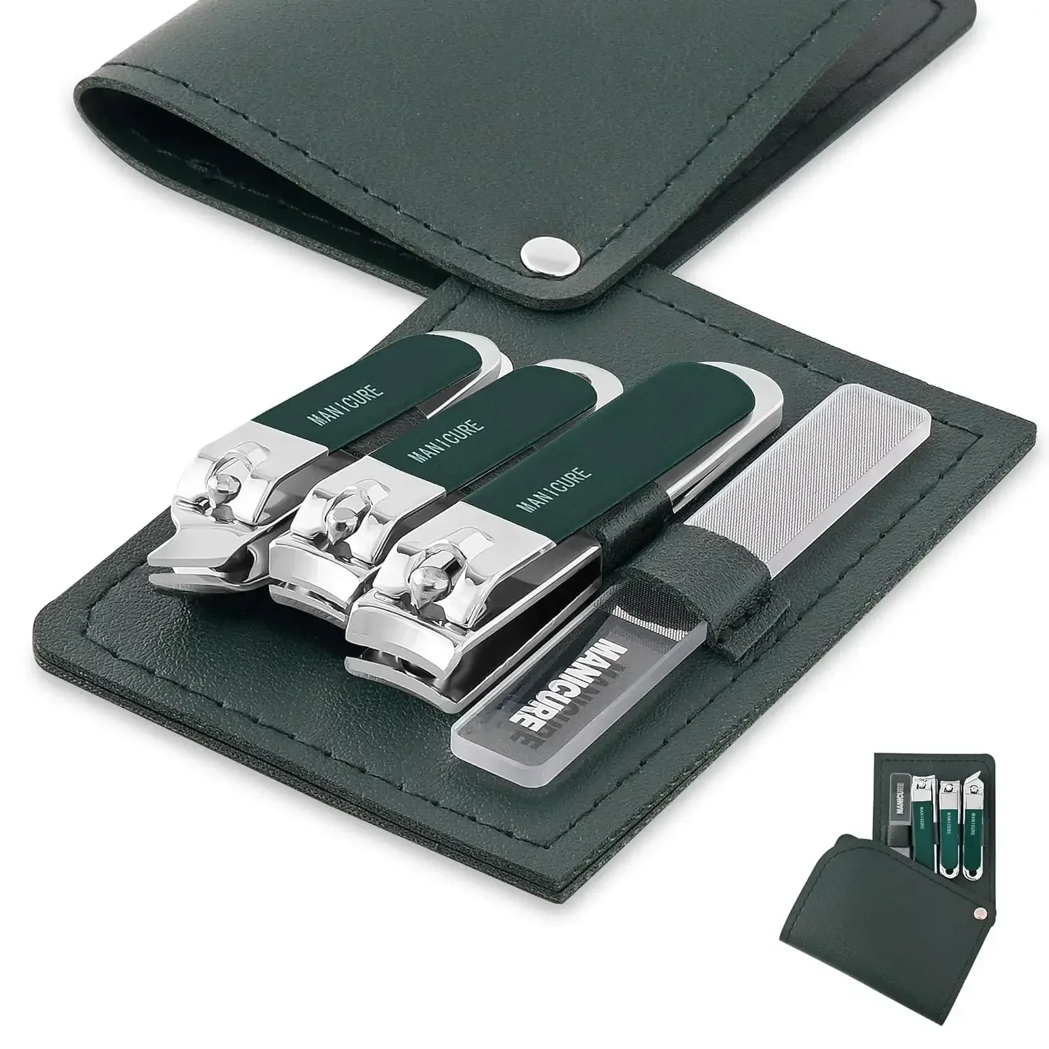 ชุดตัดเล็บสแตนเลส 4 ชิ้น สำหรั - Mens Grooming Travel Kit บทวิจารณ์และราคา