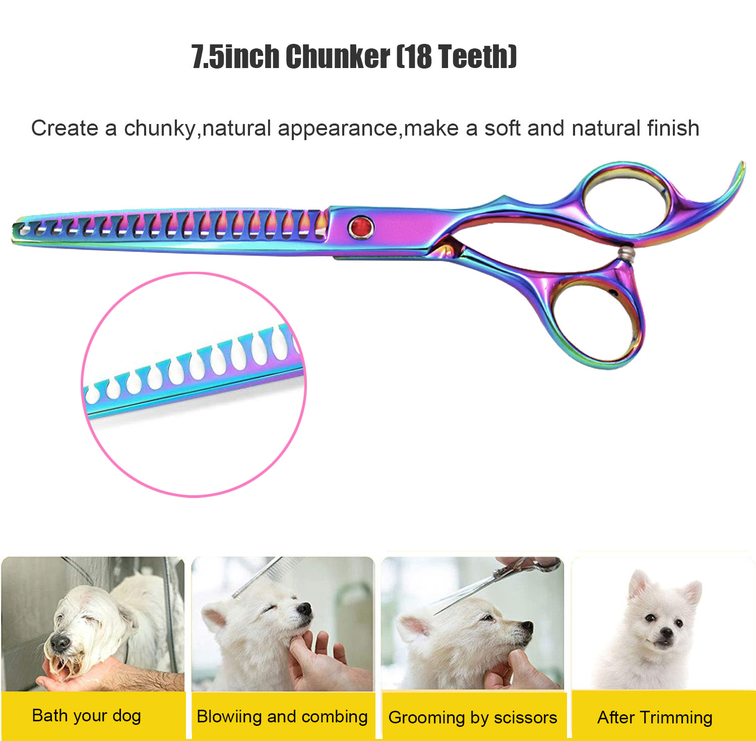 กรรไกรตัดขนสุนัขแบบมืออาชีพ กร - Grooming Scissors บทวิจารณ์และราคา