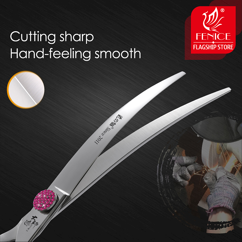 Fenice Pink Diamond Screw Pet  - Grooming Scissors บทวิจารณ์และราคา