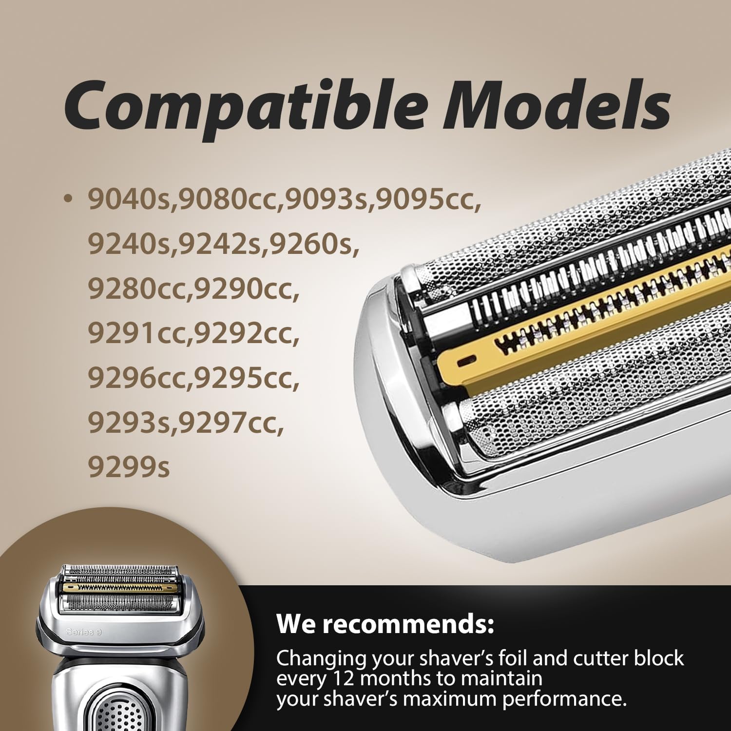 หัวฟอยล์ทดแทนรุ่นใหม่ 92S ใช้ไ - Electric Shaver Rotary บทวิจารณ์และราคา