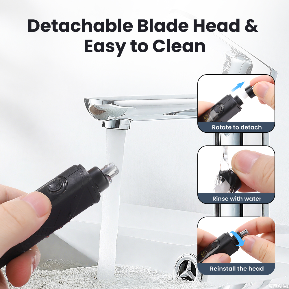 ปัตตาเลี่ยนผมจมูกไฟฟ้าแบบชาร์จ - Nose Trimmer บทวิจารณ์และราคา