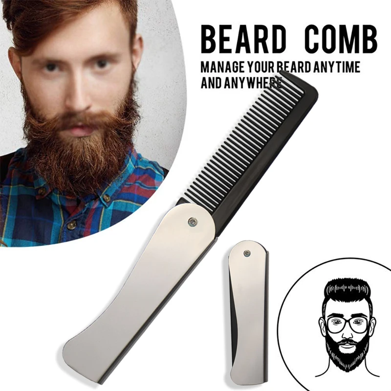 หวีเหล็กพับได้ 1 ชิ้น ป้องกันไ - Beard Oil บทวิจารณ์และราคา
