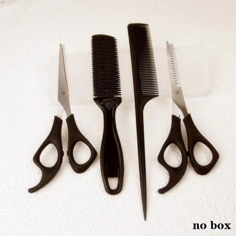 ใหม่【กรรไกรตัดผม 4 ชิ้น กรรไกร - Grooming Scissors บทวิจารณ์และราคา