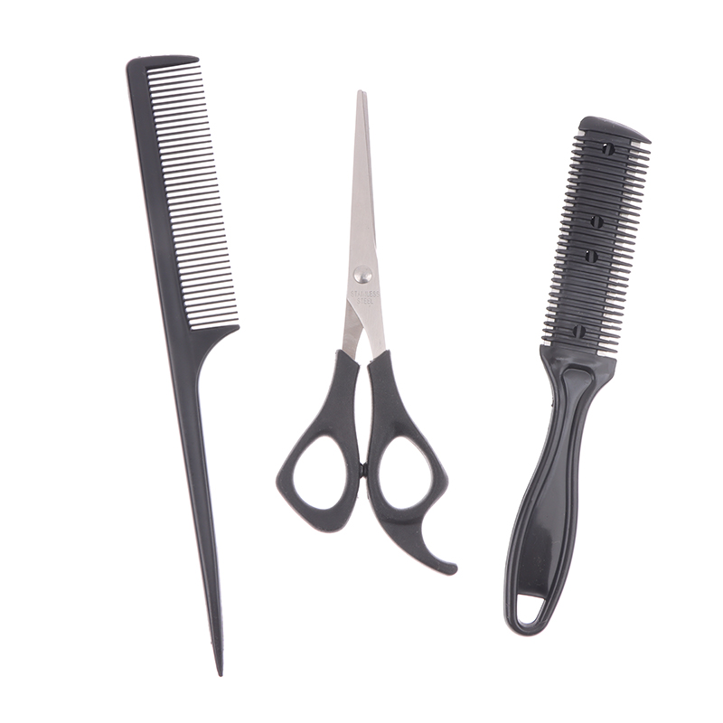ใหม่【กรรไกรตัดผม 4 ชิ้น กรรไกร - Grooming Scissors บทวิจารณ์และราคา