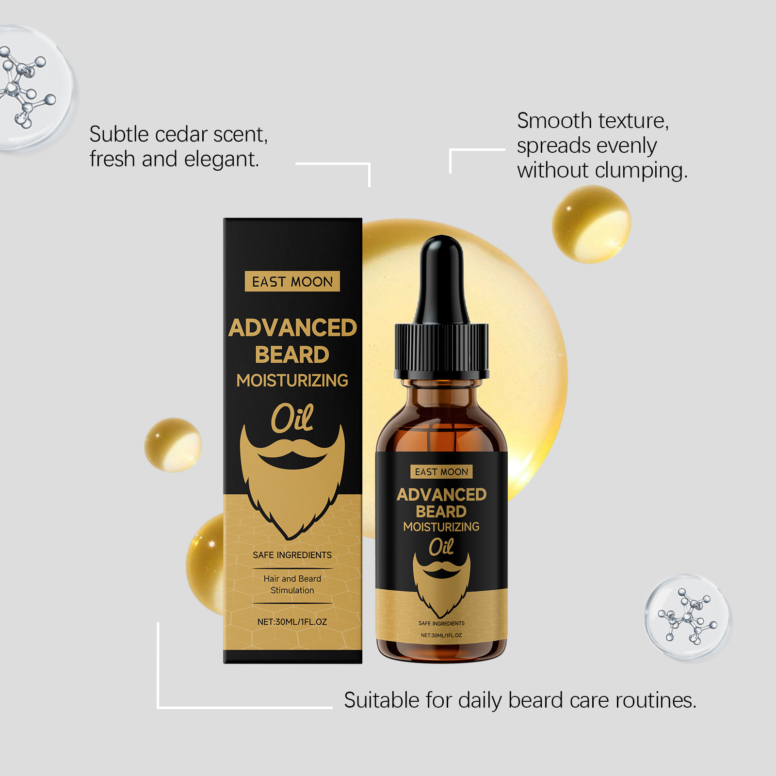 ออยล์บำรุงเคราอีสต์มูนโรสแมรี่ - Beard Oil บทวิจารณ์และราคา