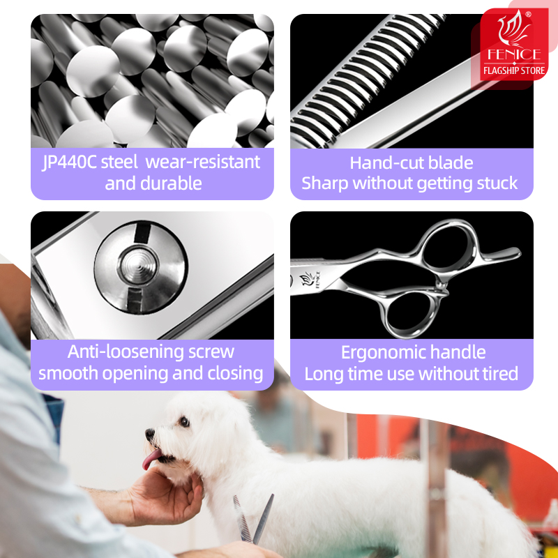 กรรไกรตัดแต่งขนสัตว์เลี้ยง Fen - Grooming Scissors บทวิจารณ์และราคา
