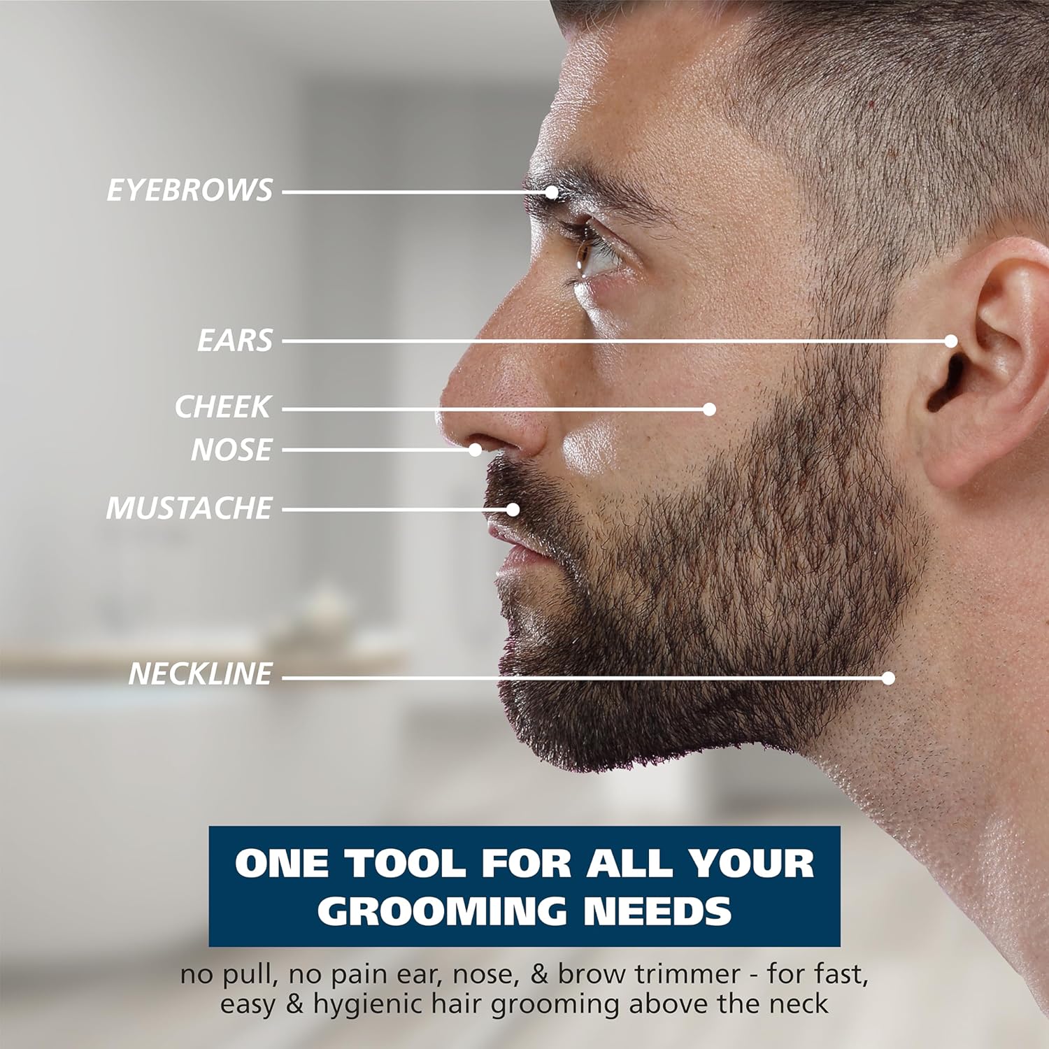 VGR ล้างทําความสะอาดได้จมูกผม  - Nose Trimmer บทวิจารณ์และราคา