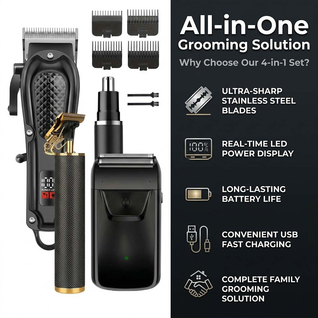 ชุดอุปกรณ์ตัดแต่งทรงผมสำหรับผู - Electric Shaver Rotary บทวิจารณ์และราคา