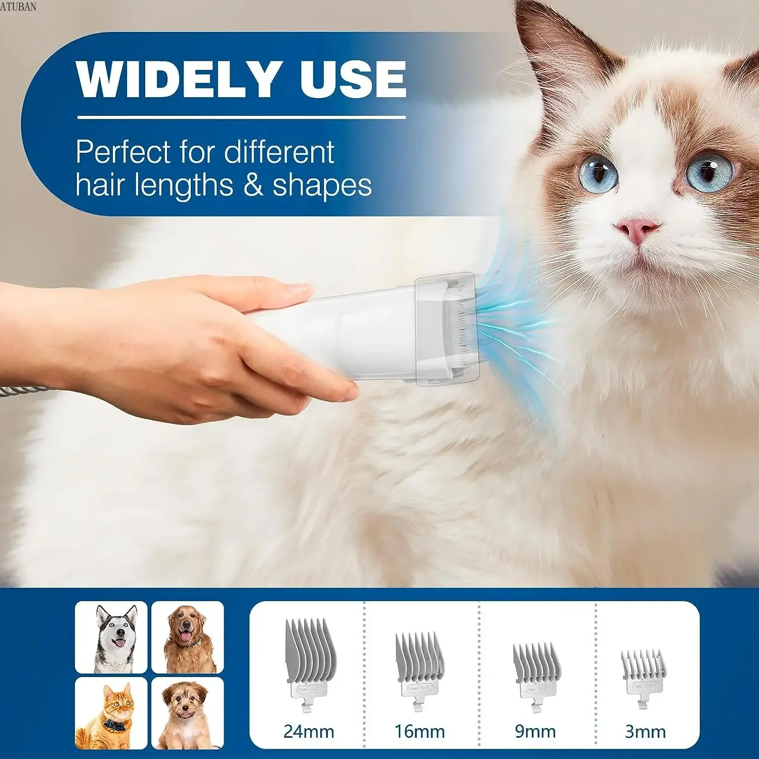 ชุดอุปกรณ์กรูมมิ่งสุนัขสุดหรู  - Grooming Kit บทวิจารณ์และราคา