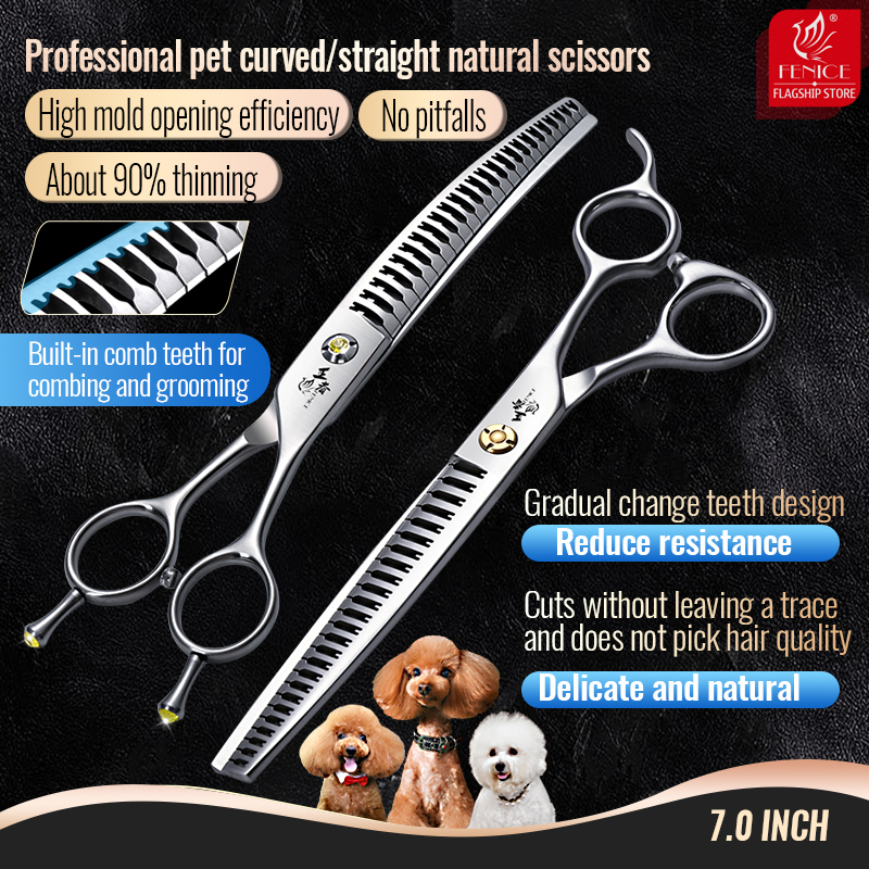 Fenice กรรไกร VG10ตัดขนสัตว์เล - Grooming Scissors บทวิจารณ์และราคา