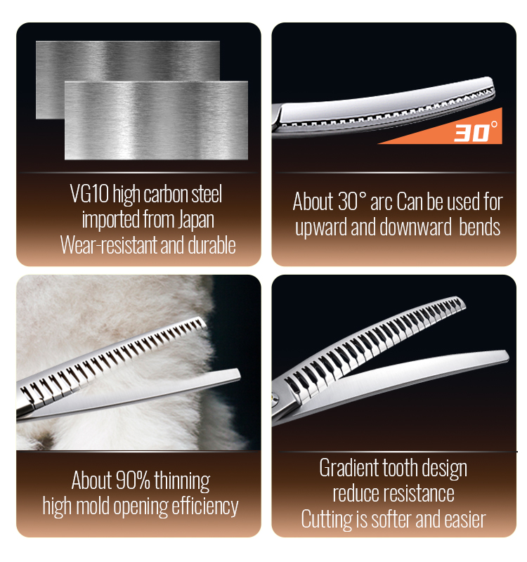 Fenice กรรไกร VG10ตัดขนสัตว์เล - Grooming Scissors บทวิจารณ์และราคา