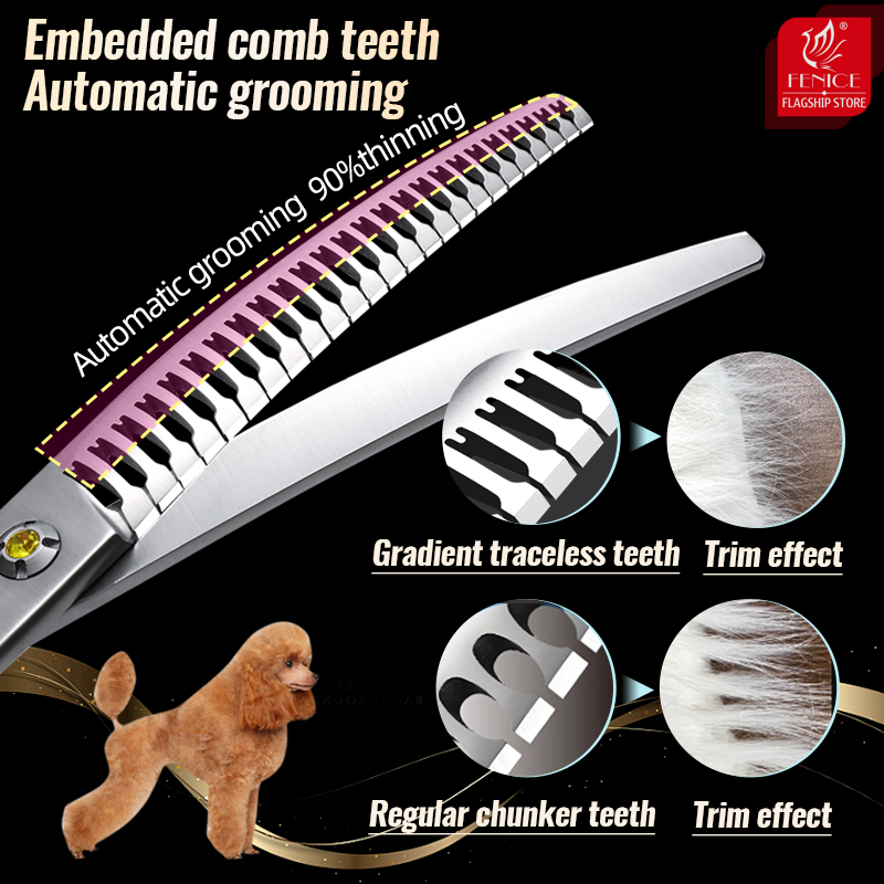 Fenice กรรไกร VG10ตัดขนสัตว์เล - Grooming Scissors บทวิจารณ์และราคา
