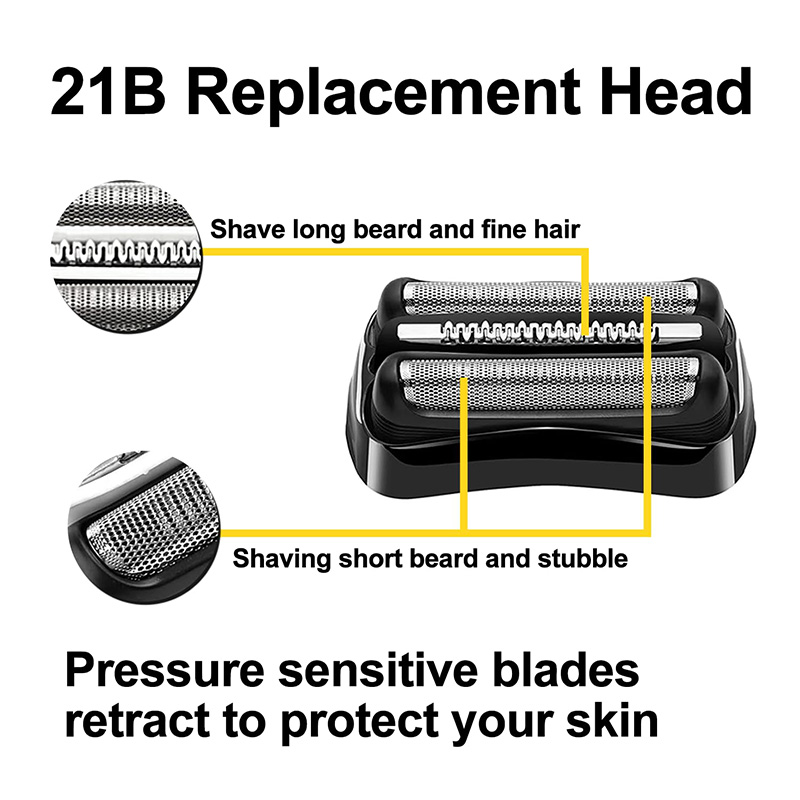 21B สำหรับอุปกรณ์เสริมหัวมีดโก - Electric Shaver Rotary บทวิจารณ์และราคา