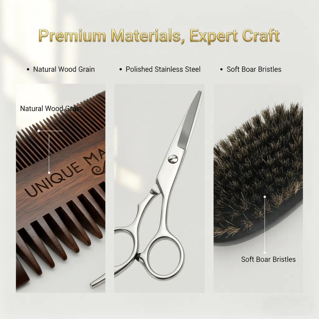 ชุดเครื่องมือดูแลเคราสำหรับผู้ - Grooming Kit บทวิจารณ์และราคา