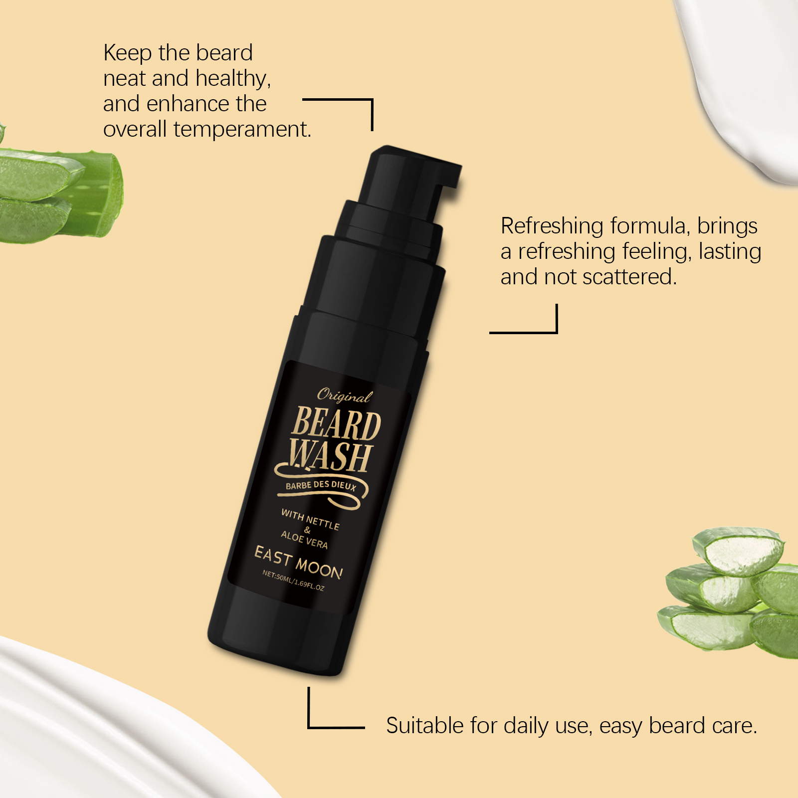 เจลล้างหนวดสำหรับผู้ชาย 50 มล. - Beard Oil บทวิจารณ์และราคา