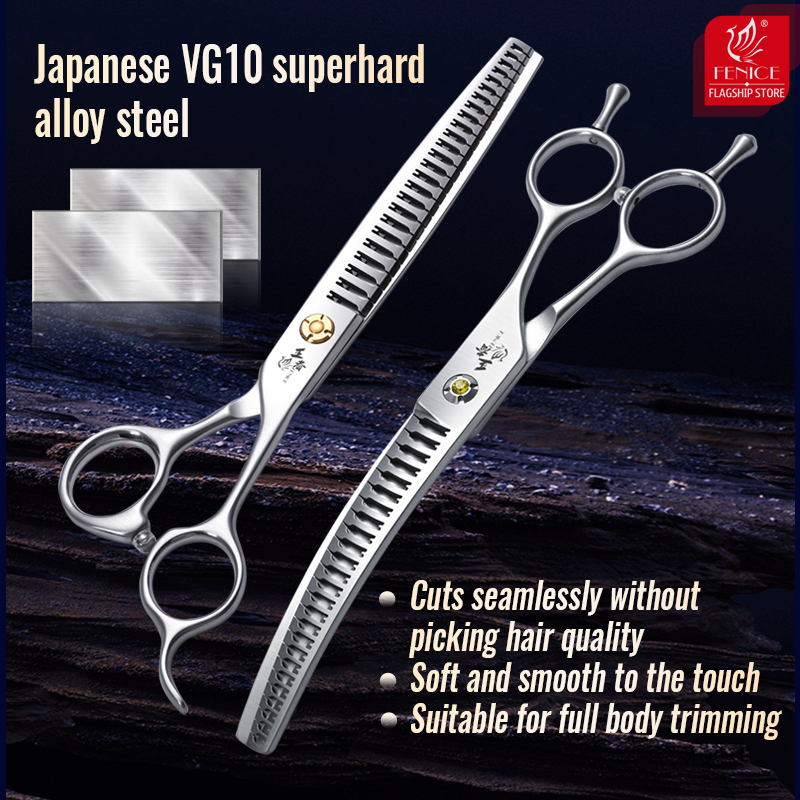 Fenice 7 นิ้ว 3D Gradient Trac - Grooming Scissors บทวิจารณ์และราคา