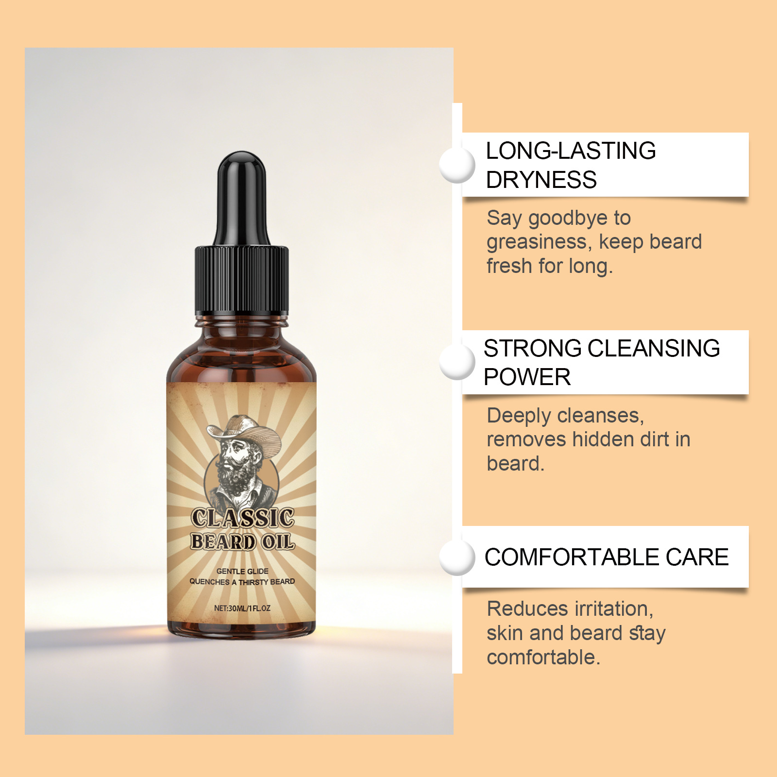น้ำมันบำรุงเคราสูตรพิเศษ ช่วยเ - Beard Oil บทวิจารณ์และราคา