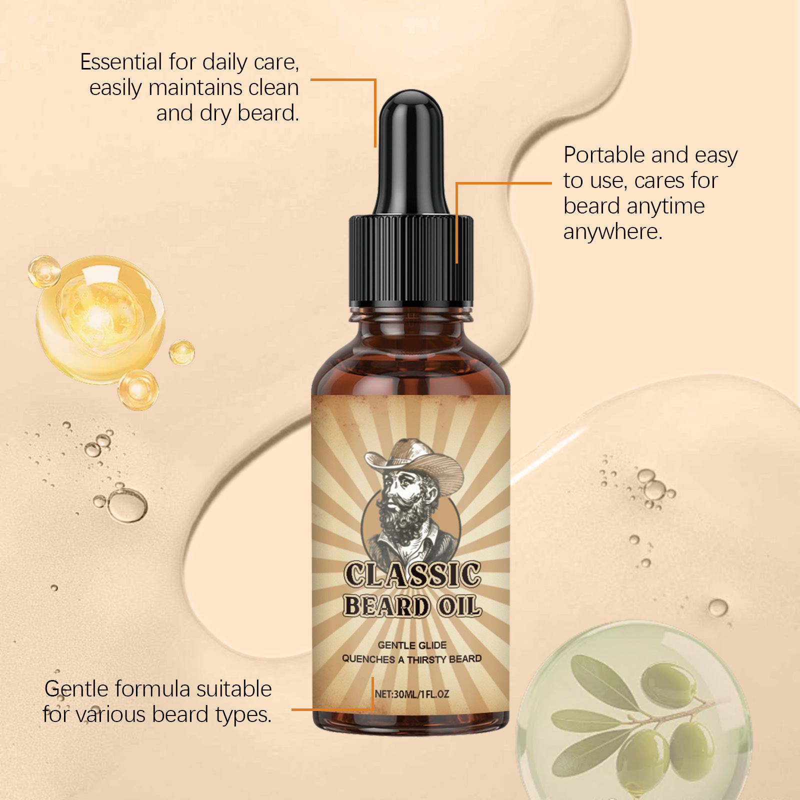 น้ำมันบำรุงเคราสูตรพิเศษ ช่วยเ - Beard Oil บทวิจารณ์และราคา