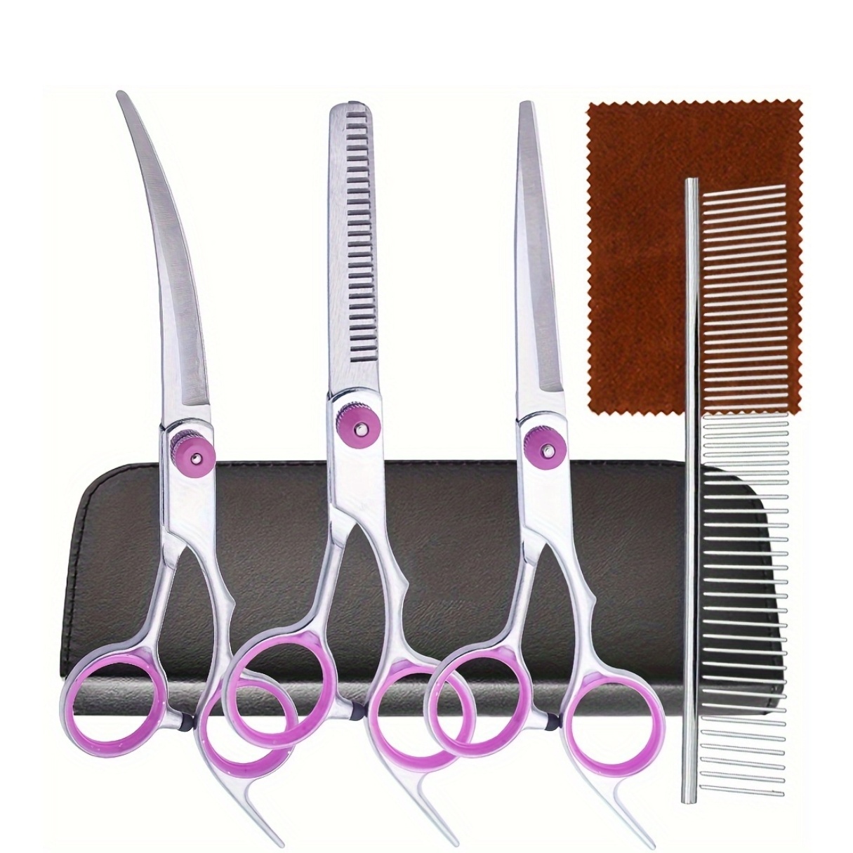 ชุดกรรไกรตัดแต่งขนสุนัขแบบมืออ - Grooming Scissors บทวิจารณ์และราคา